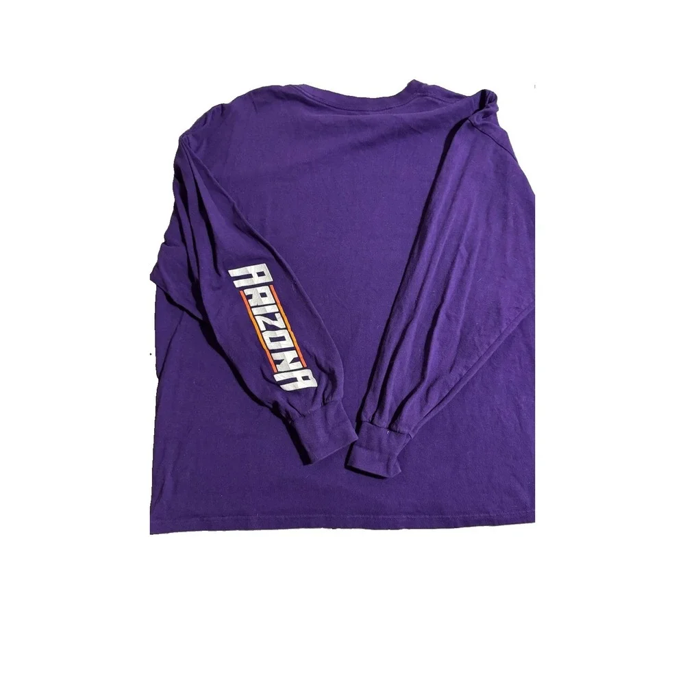 Super Bowl XLIX Arizona Long Sleeve T-Shirt Men's 2XL Purple NFL Team Apparel
